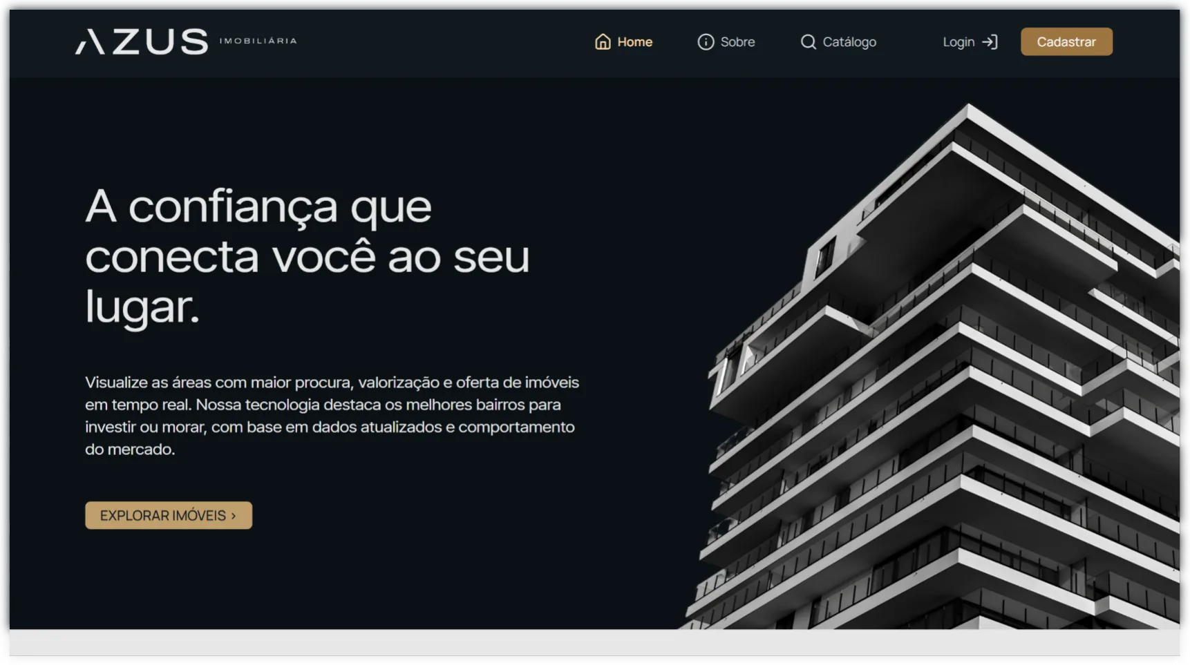 Azus Imobiliária: Sistema Web